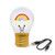 LIGHTBULB-SHAPED TABLE LAMP - BULB FICTION - RAINBOW
