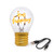LIGHTBULB-SHAPED TABLE LAMP - BULB FICTION - BE HAPPY