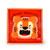 ADJUSTABLE DESK ORGANISER - CUTIE CUBE - TIGER