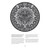 Michael Angulo: Aztec Sun Stone  -1000 Piece Circular Jigsaw Puzzle