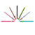 GEL PEN WITH ANIMAL DECORATION - LOVELY FRIENDS - UNICORN