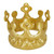 INFLATABLE CROWN - PARTY KING - GOLD - KING