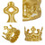 INFLATABLE CROWN - PARTY QUEEN - GOLD - QUEEN