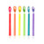 PARTY CANDLES COL. FLAME - PARTY CANDLES WITH COLOURED FLAMES - MULTICOLOR