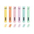 SET OF 6 MINI HIGHLIGHTERS - TEDDY'S STYLE - TEDDY BEAR