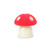 PENCIL SHARPENER W/ERASER - MAGIC MUSHROOM - RED - MUSHROOMS