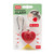 PERSONAL SAFETY ALARM W/ LIGHT - SOS PERSONAL ALARM - HEART