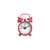 ALARM CLOCK - MINI TICK TOCK - RED