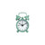 ALARM CLOCK - MINI TICK TOCK - VINTAGE GREEN