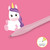 BALLPOINT PEN WITH LIGHT - WRITING IS MAGIC - UNICORN