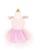 Shimmer Unicorn Dress with Headband, Pink, SIZE US 5-6