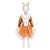 Woodland Deer Dress with Headband, SIZE US 7-8