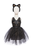 Black Cat Dress with Headband, SIZE US 3-4
