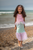 Misty Mermaid Dress, Pink/Mint, SIZE US 3-4