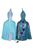 Reversible Unicorn and Dragon Cape, Rainbow, SIZE US 5-6