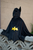 Hooded Bat Cape, Black, SIZE US 5-6