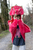 Triceratops Cuddle Cape, Red, SIZE US 3-4