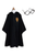 Wizard Cloak with Glasses, Black, SIZE US 7-8