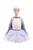 Super-Duper Tutu with Cape & Mask, Metallic Pink/Light Blue, SIZE US 4-6