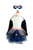 Super-Duper Tutu with Cape & Mask, Pink/Navy, SIZE US 7-8