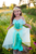 Jasmine Princess Dress, Teal, SIZE US 5-6
