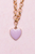 Boutique Chunky Chain Heart Necklace, 2 styles assorted