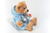Hermann Teddy Pyjama Bear blue 30 cm