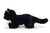 Hermann Teddy Floppy cat black 30 cm