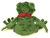 Hermann Teddy Floppy Frog 28 cm