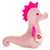 Hermann Teddy Seahorse Alba pink 23 cm
