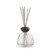 MILLEFIORI AIR DESIGN MARBLE GLASS DIFFUSER CLEAR BLACK LID