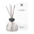 MILLEFIORI AIR DESIGN MARBLE GLASS DIFFUSER CLEAR GREY LID