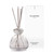 MILLEFIORI AIR DESIGN MARBLE GLASS DIFFUSER CLEAR WHITE LID