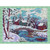 CJ Hurley: Snowy Cabins 120-Piece Double-Sided Jigsaw Puzzle Set