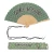 Hand fan "take it easy"