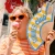 Hand fan "summer club"