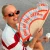 Hand fan "out of the office"