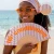 Hand fan "air conditioning" stripes