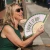 Hand fan "shake it off"