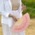 Hand fan "never ending summer" orange
