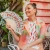 Hand fan "I'm chilling" mint
