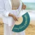 Hand fan "every hour is happy hour"
