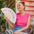 Hand fan "hotter than last summer"