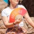 Hand fan "you're hot" gradient