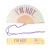 Hand fan "im hot" beaded