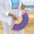 Hand fan 'Its fucking hot" pink and blue