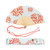 Hand fan "corals"