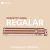 Hand fan brown and beige stripes
