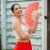 Hand fan "Hearts"