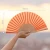 Hand fan Peach